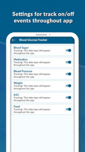 اسکرین شات برنامه Diabetes Diary - Blood Glucose Tracker 7