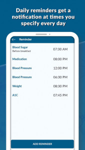 اسکرین شات برنامه Diabetes Diary - Blood Glucose Tracker 8