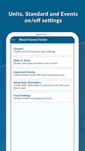 اسکرین شات برنامه Diabetes Diary - Blood Glucose Tracker 6