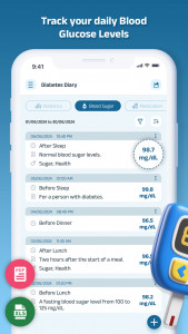 اسکرین شات برنامه Diabetes Diary, Blood Glucose 3