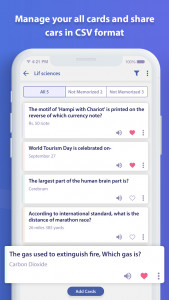 اسکرین شات برنامه Study Flashcards – Review and 3