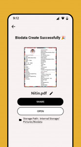 اسکرین شات برنامه Marriage Bio Data Maker 6