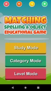 اسکرین شات بازی kids Spelling Matching 1