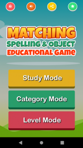اسکرین شات بازی Spelling learning for kids - Word Matching Game 1