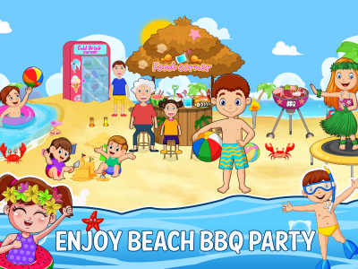 اسکرین شات برنامه Mini Town: Beach Games 1