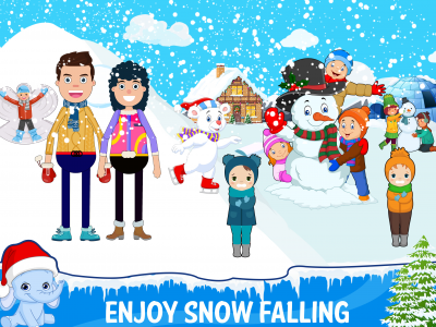 اسکرین شات برنامه MT-Iceland Snow Games for Kids 1