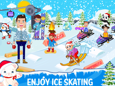 اسکرین شات برنامه MT-Iceland Snow Games for Kids 3