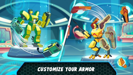 اسکرین شات بازی Super Hero Runner- Robot Games 3