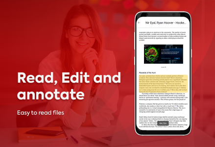 اسکرین شات 2 برنامه PDF Reader: Read All PDF App