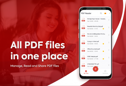 اسکرین شات برنامه PDF Reader: Read All PDF App 1