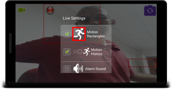 اسکرین شات برنامه Motion Detector 8