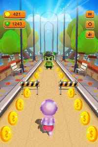 اسکرین شات بازی Subway Baby Run for Infinity Stones - running game 2