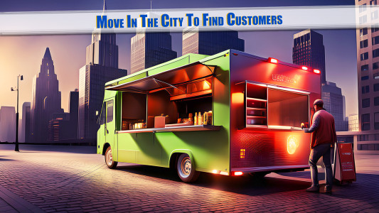 اسکرین شات 5 بازی Food Truck Driver - Cafe Truck