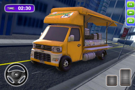 اسکرین شات بازی Food Truck Driver - Cafe Truck Driving Games 4