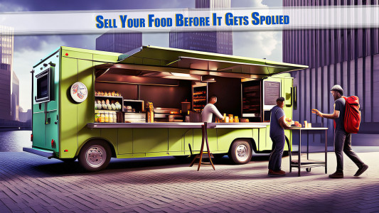 اسکرین شات 3 بازی Food Truck Driver - Cafe Truck