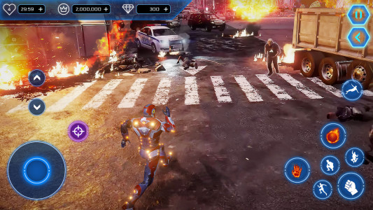 اسکرین شات بازی Iron Superhero : Fighting Hero 4