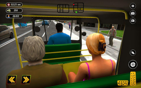 اسکرین شات برنامه Tuk Tuk Auto Rickshaw City Driver: New Game 2020 2