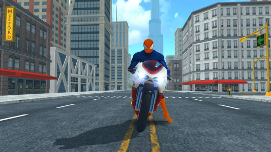 اسکرین شات بازی Super Hero Bike Mega Ramp 6