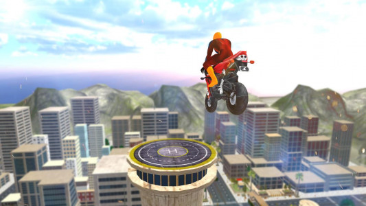 اسکرین شات بازی Super Hero Bike Mega Ramp 8