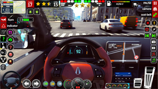 اسکرین شات 3 بازی Car Driving Taxi Simulator
