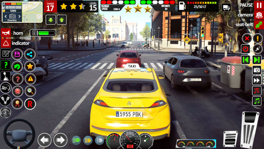 اسکرین شات 1 بازی Car Driving Taxi Simulator