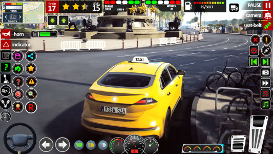 اسکرین شات 2 بازی Car Driving Taxi Simulator