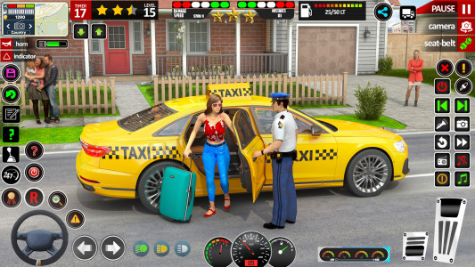 اسکرین شات 5 بازی Car Driving Taxi Simulator