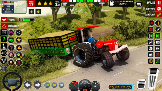 اسکرین شات بازی Indian Tractor Farming Game 3D 3