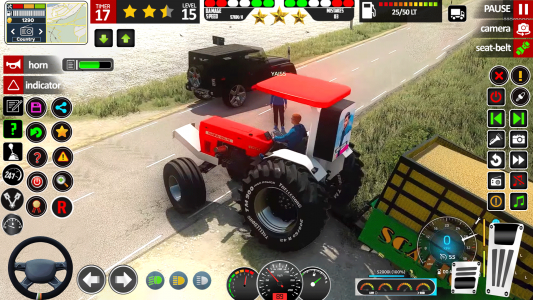 اسکرین شات بازی Indian Tractor Farming Game 3D 8