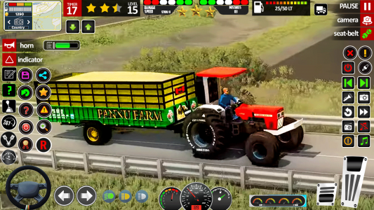 اسکرین شات بازی Indian Tractor Farming Game 3D 5