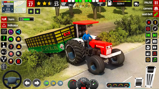 اسکرین شات بازی Indian Tractor Farming Game 3D 1