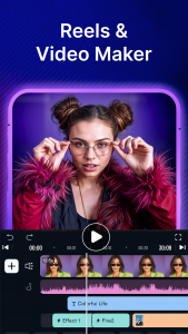 اسکرین شات 1 برنامه Video Editor Reels Maker App
