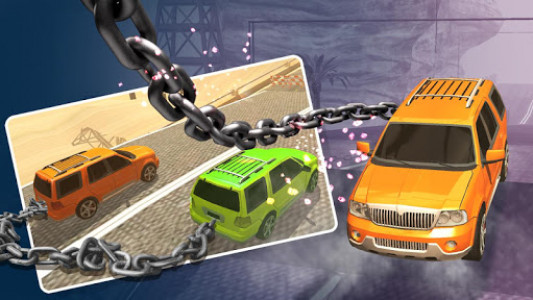 اسکرین شات بازی Chained Cars Against Ramp 3D 8