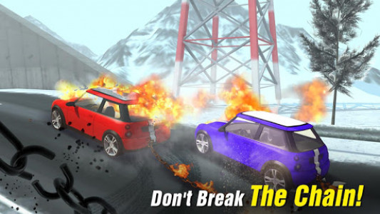 اسکرین شات بازی Chained Cars Against Ramp 3D 2