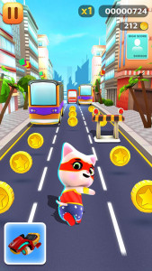 اسکرین شات بازی Pet runner - Cat run games 1