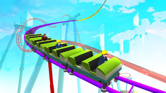 اسکرین شات بازی Roller Coaster Simulator 2020 4