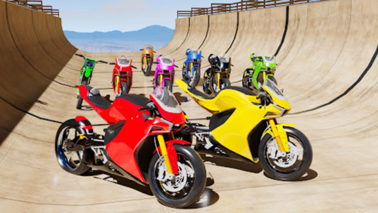 اسکرین شات بازی Super Hero Game - Bike Game 3D 5