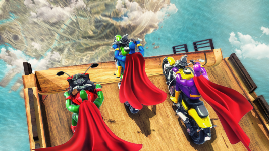 اسکرین شات 5 بازی Super Hero Bike: Racing Game