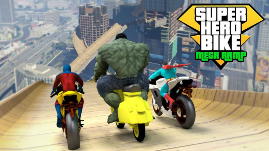 اسکرین شات بازی Super Hero Game - Bike Game 3D 6