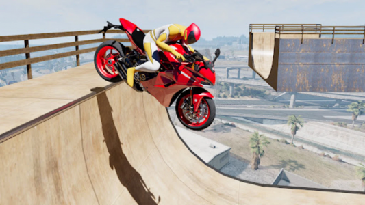 اسکرین شات بازی Super Hero Game - Bike Game 3D 2