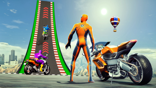 اسکرین شات بازی Super Hero Game - Bike Game 3D 2
