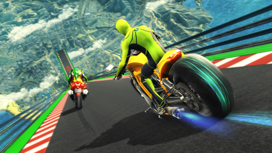 اسکرین شات 3 بازی Super Hero Bike: Racing Game