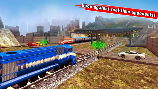 اسکرین شات 2 بازی Train Racing Games 3D 2 Player