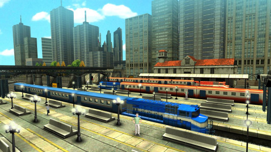 اسکرین شات 3 بازی Train Racing Games 3D 2 Player