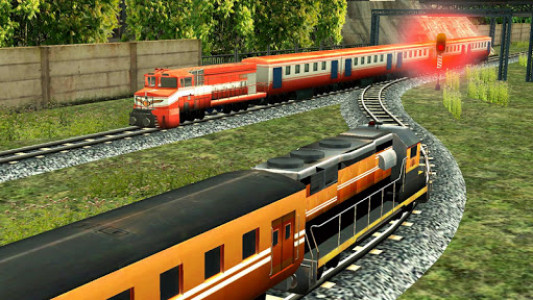 اسکرین شات بازی Train Racing Games 3D 2 Player 7