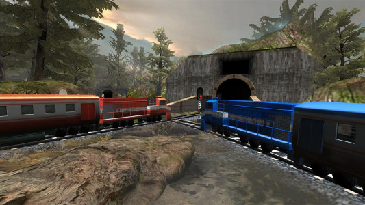 اسکرین شات 4 بازی Train Racing Games 3D 2 Player