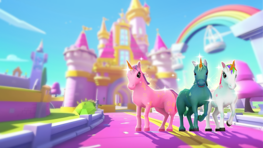 اسکرین شات 5 بازی Unicorn Run: Horse Dash Games