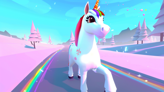 اسکرین شات 6 بازی Unicorn Run: Horse Dash Games