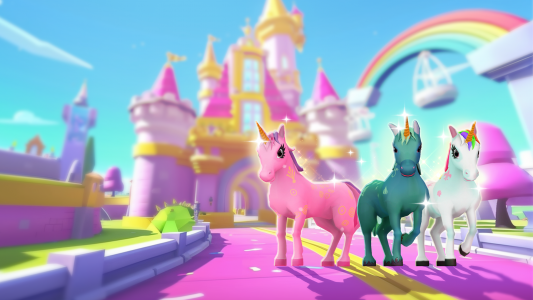 اسکرین شات بازی Unicorn Run: Horse Dash Games 5