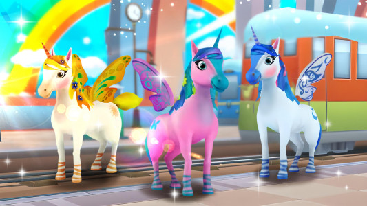 اسکرین شات بازی Unicorn Dash: Fun Runner 2023 2